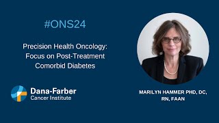 ONS Congress 2024 Marilyn Hammer PhD RN  DanaFarber Cancer Institute [upl. by Henke711]