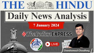 The Hindu Analysis  7 January 2024  Daily News Analysis UPSC  Unacademy [upl. by Cadel]