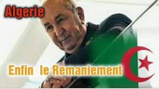 Algerie Remaniement qui renvoie Ramtane Lamamra amp Sebgag pour sauver la peau de Chengriha amp Tebboune [upl. by Yelssew]