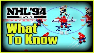 NHL 94 Rewind What You Need To Know [upl. by Nol]