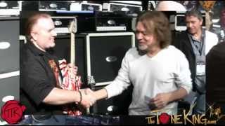 EDDIE VAN HALEN shows up at NAMM WOW [upl. by Huang]