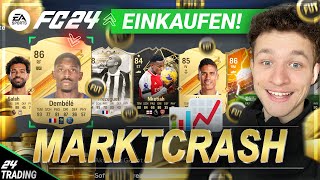 JETZT EINKAUFEN 💰 DER MARKT CRASHT 📉 INVESTMENTS  LEAKS  EA FC 24 TRADING TIPPS DEUTSCH [upl. by Oralie]