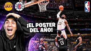 ¡LEBRON con EL POSTER DEL AÑO😱 en la CARA de PAUL GEORGE🫵🏼  LAKERS vs CLIPPERS 81 [upl. by Dwane]