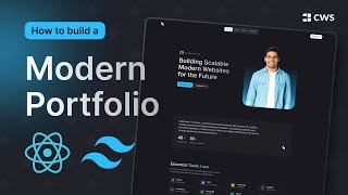 CREATE a Stunning REACT JS Portfolio Website in 3 Hours [upl. by Nicholle713]