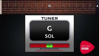 ACCORDATORE CHITARRA ONLINE  GUITAR TUNER ONLINE [upl. by Nareht]