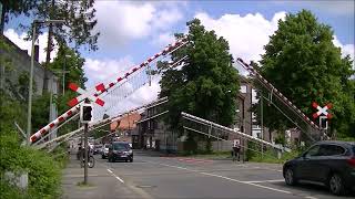 Bahnübergang Gronau Westfalen  German Railroad crossing  Duitse Spoorwegovergang [upl. by Refitsirhc]