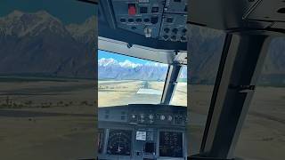 A320 Landing Cockpit View ✈️ plane landing pilot airline PIA shorts [upl. by Ellary]