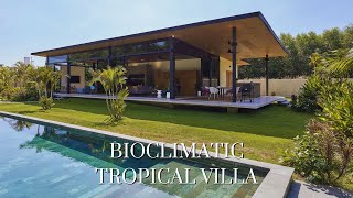 Minimalist Vietnamese Home Design  Bioclimatic Tropical Villa [upl. by Yklam]