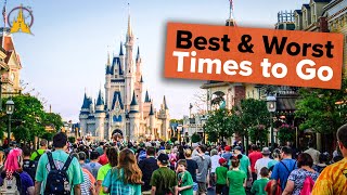 4 BEST and WORST Times to Travel to WDW in 2023 [upl. by Ddahc451]