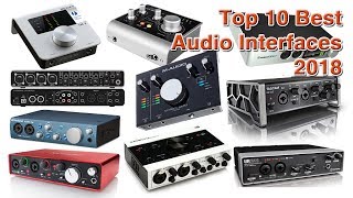 Top 10 Best Audio Interfaces [upl. by Aicemat]