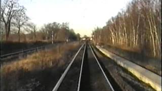 Führerstandsfahrt SBahn Berlin S25 Lichterfelde Ost  Papestraße  Anhalter Bahnhof  21998 [upl. by Regazzi]