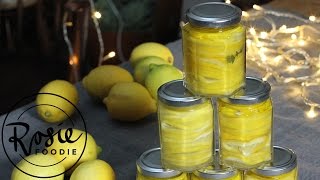 Unbelievably Easy Preserved Lemons  Rosie Foodie [upl. by Darce832]