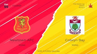 Newtown 11 Colwyn Bay Welsh Cup Highlights Colwyn Bay win 53 on Pens [upl. by Beaston723]