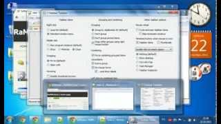 7 Taskbar Tweaker demo [upl. by Eissac]