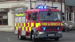 Darwen Second Pump Turnout  Lancashire fire and rescue service [upl. by Aidiruy]