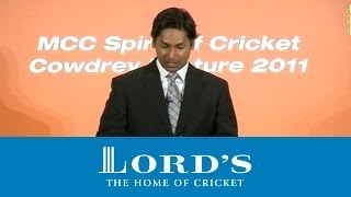 MCC Cowdrey Lecture 2011  Part 5  The Spirit of Cricket [upl. by Aseret]