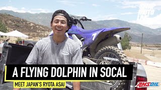 Ryota Asai is a Japanese Training in America  Swapmoto Race Series Rider Profile [upl. by Aydan]