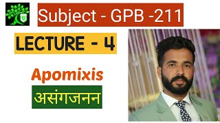 Apomixis  असंगजनन  GPB 211  Fundamentals of plant breeding  bsc agriculture 2nd year  nashdeep [upl. by Shult]