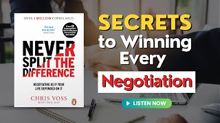 Never Split the Difference by Chris Voss Audiobook book summary  in English [upl. by Atires]