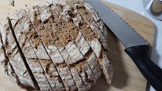 Traditional method of handling einkorn quick sandwich toast bread [upl. by Rekoob902]