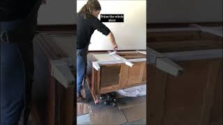 🤩Amazing hutch makeover 1 diy furniturepainting shorts [upl. by Nyladnor]