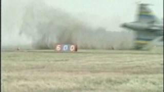 JAS 39 Gripen crash rare alternate angle due to pilotinduced oscillation on February 2 1989 [upl. by Aital]