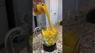 Mango Smoothie Recipe • Mango banana orange juice milk turmeric [upl. by Reidid]