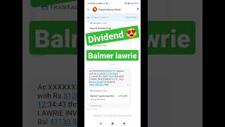 dividend payout Balmer Lawrie investment limited [upl. by Deming648]