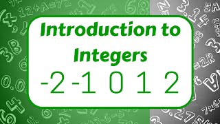 Introduction to Integers [upl. by Newel]