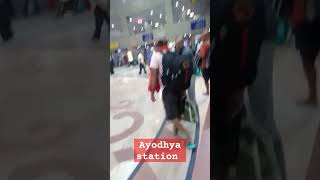 अयोध्या धाम स्टेशन का नजारा Ayodhya dham station short video music [upl. by Melitta740]