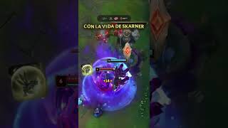 SKARNER SUPPORT PASO a PASO leagueoflegends leaguetiktok leagueoflegendsriotgames [upl. by Suilenroc]