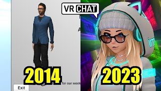 Evolution of VRChat 20142023 [upl. by Butler]