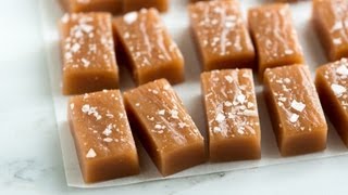 Homemade Salted Caramels Recipe [upl. by Nikolaus499]