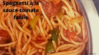 Spaghetti à la sauce tomate autrement spaghetti comme chez DialloPasta with tomato sauce [upl. by Leahcin680]