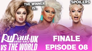 UK Vs The World S2 FINALE Heavy Spoilers  RuPauls Drag Race TOP BOTTOM amp ELIMINATION [upl. by Halvaard829]