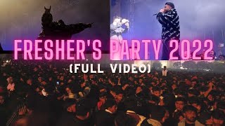 GALGOTIAS UNIVERSITY FRESHERS PARTY 2022 ft RAFTAAR  CROWD WENT MAD DJ NIGHT CANCEL  Pranav [upl. by Wellesley]