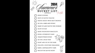 Best 30 Summer Bucket List Ideas for Girls and Teens [upl. by Eelitan914]