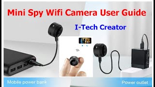 How to Setup and Install A9 Mini Spy WiFi Wireless HD 1080P Camera [upl. by Al]