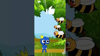 Abu Blue Escape From Bees animation [upl. by Dreher]