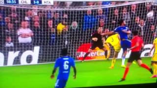 Diego Costa fantastic volley goal vs Maccabi Tel Aviv 30 [upl. by Meggs]