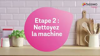 TASSIMO HAPPY  comment la nettoyer [upl. by Atimad]