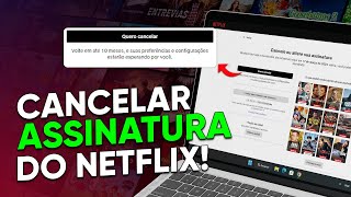 Como CANCELAR a NETFLIX pelo PC em 2024 passo a passo [upl. by Dej]