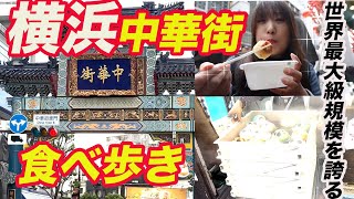 【横浜中華街食べ歩きVlog】世界最大規模を誇る横浜中華街で食べ歩き🤤小籠包は絶品😋人生初の手相占いにも挑戦🔮これがコロナ明けのリアルな横浜中華街だ🥰 [upl. by Kingdon]