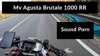 Mv Agusta Brutale 1000 RR Onboard Sound [upl. by Oiramed]