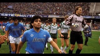 Diego MARADONA vs Werder Bremen  Europa Cup 198990 [upl. by Bone]