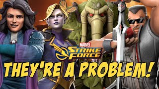 FULL NIGHTSTALKER TEAM REVEAL Blade ManThing Oath Karen Agatha Rework  Marvel Strike Force [upl. by Bordy]