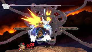 How to beat Dharkon Hard Mode Super Smash Bros Ultimate Boss Fight Guide Ending [upl. by Eledoya635]