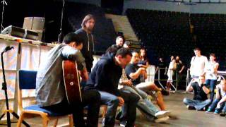 Linkin Park acoustic quotRolling In The Deepquot LPU SUMMIT GERMANY [upl. by Arman]