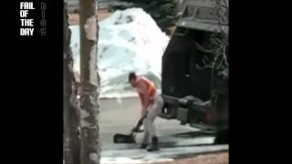 Garbage Man Freaks Out WIN or FAIL [upl. by Koziara]