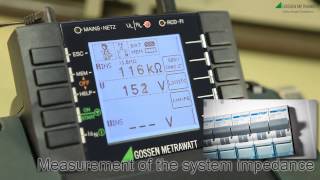 Testing the electrical systems by Installationtester PROFITEST MXTRA [upl. by Weibel]